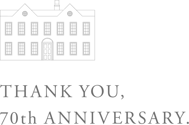 THENK YOU 70th ANNIVERSARY