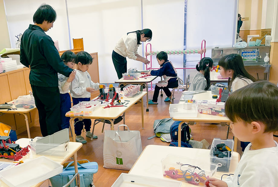 ロボットプログラミング教室の様子